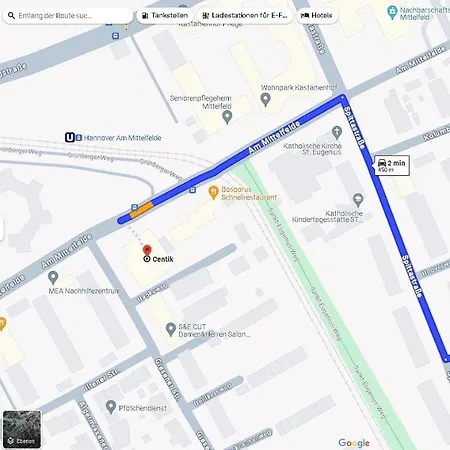 Moderne 2-zimmer Nahe Messe Διαμέρισμα *